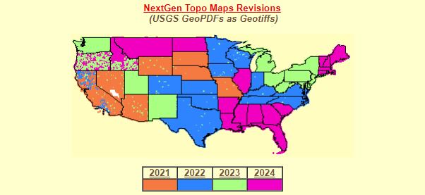 USGS GeoPDF as GeoTiff Map Revisions