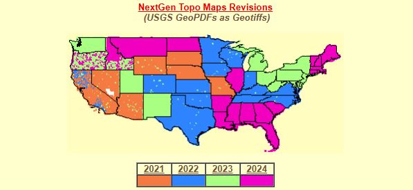 USGS GeoPDF as GeoTiff Map Revisions